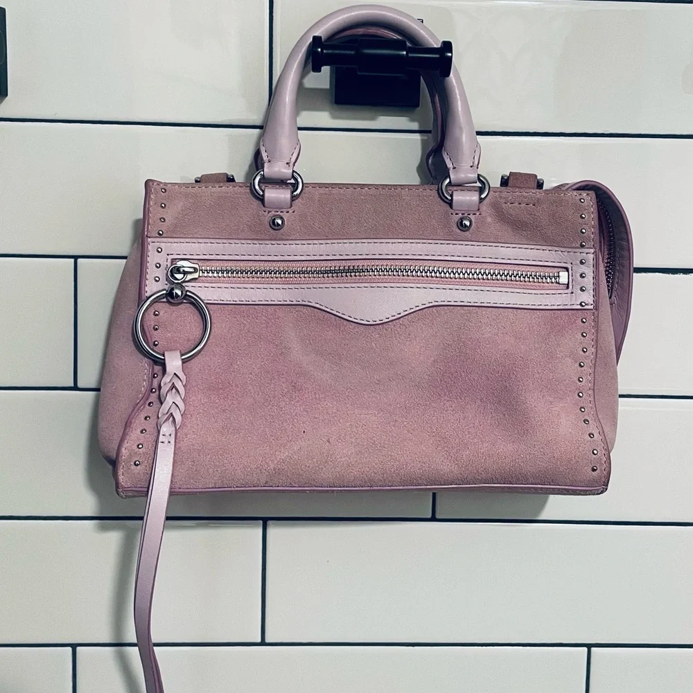 Rebecca Minkoff Bedford micro suede mini Satchel Purse